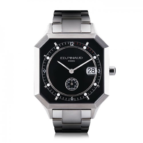 Sport Watch  -   Steel (Black Dial)